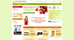 Desktop Screenshot of naturalmall.ro